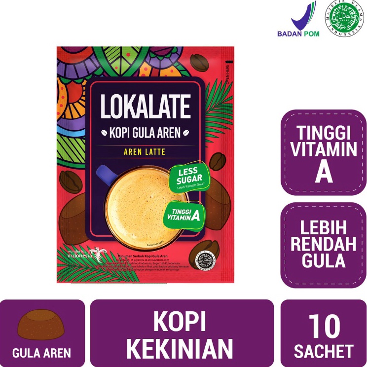 

PROMO SPESIAL Lokalate Kopi Gula Aren 10 Sachet - Tinggi Vitamin A Lebih Rendah Gula