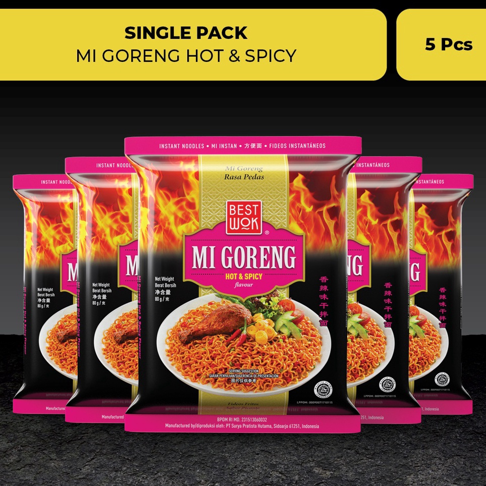 

Diskon Promo Best Wok Mi Goreng Hot & Spicy Single Pack (5 pcs)