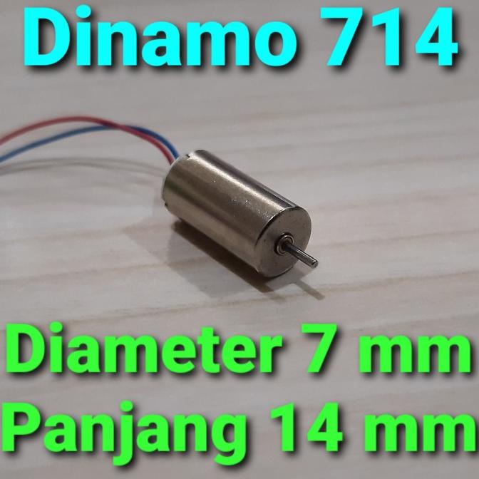 Ready oke] Dinamo Drone 714 Dinamo Micro Mini Motor DC Size 714 mm