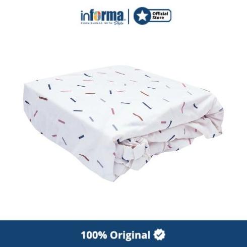 Informa - Informa 104x185 Cm Jimmies Sarung Sofa Bed - Putih