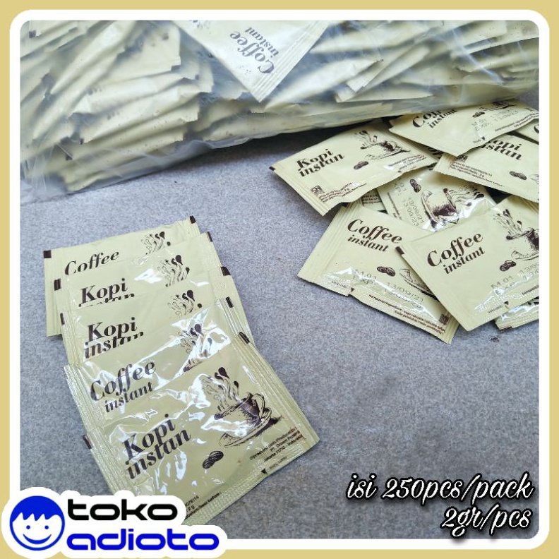 

NEW_PRODUCT Kopi Sachet isi 250pcs / Kopi Instan / Coffee Instant / Coffee Sachet / Kopi Hotel