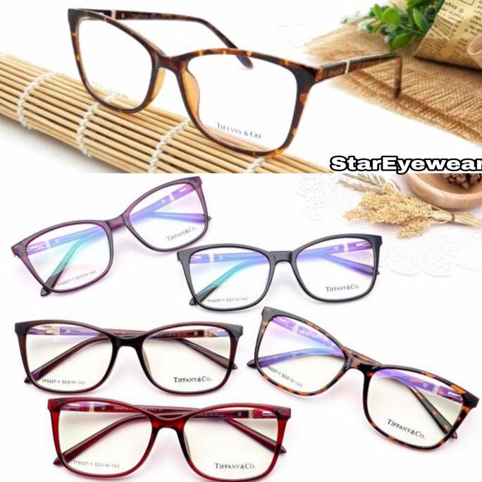 Terbaru Kacamata Wanita Free Lensa Minus Anti Radiasi Photocromic Frame Se6037