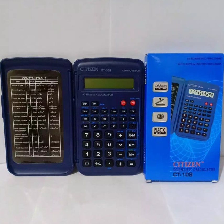 

Terlaris Kalkulator / calculator Citizen Scientific Ilmiah CT 108