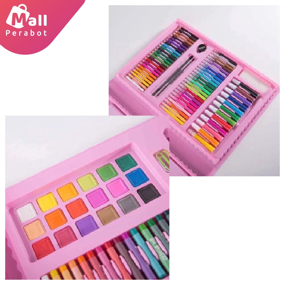 

5.5 Terlaris Crayon Warna Anak Set 208 & 150 Pcs | Art Full Set | Krayon Mewarnai Anak | Pensil Warna | Perlengkapan Mewarnai Lukis