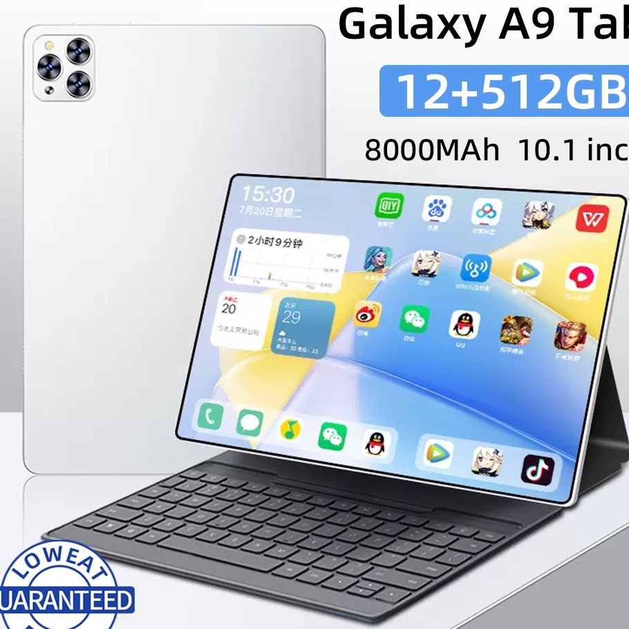 STRA955 【2023NEW Tablet】Asli tablet S9 Ultra Tab PC 10.1inci Android12 12GB+512GB 5G WIFI tablets Baru Bisa original Asli 2023  terbaru smart Tablets +