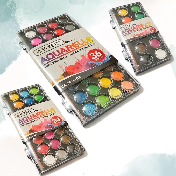

3.3 MALL V-TEC Cat Air Set / Watercolor / Aquarelle Set 12 24 36