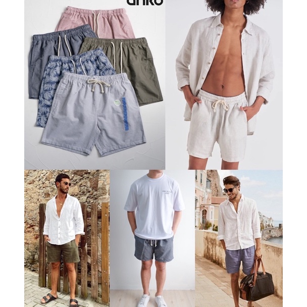 Paling Sesuai.. Anko Linen Oxford Short Pants