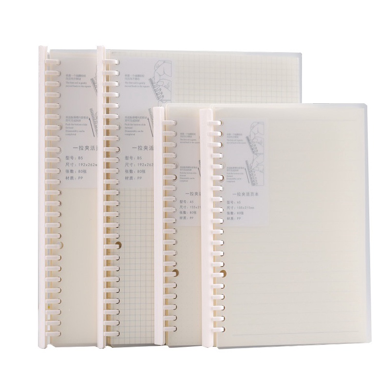 

Binder Note Spiral Ring Model ( Garis, Polos, Dotted , & Grid ) A5 & B5 - 80 lembar [ART. U9L4]