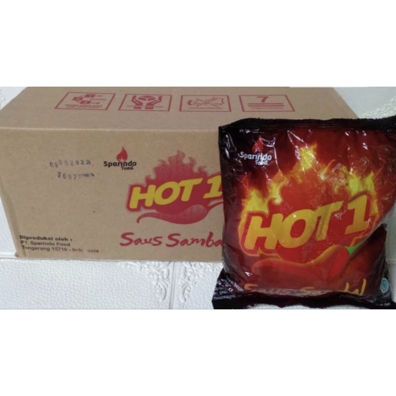 

Hot 1 Saus Sambal Kemasan Sachet (Dus)