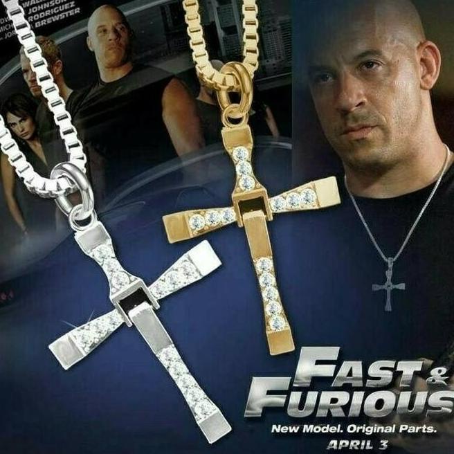 Kalung Salib Vin Diesel Fast And Furious Dominic Toreto Cross