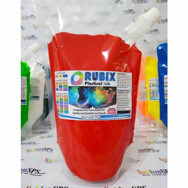 

Star 8.8 Tinta Sablon Distro Plastisol Merah 200gr