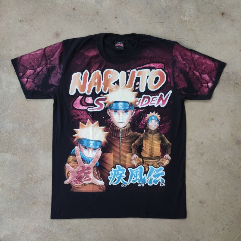 kaos full print bootleg naruto