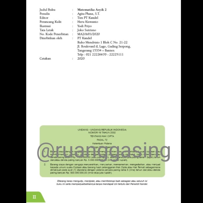 PROMO BUKU MATEMATIKA SMA KELAS 2 KURIKULUM 2013 PROF. YOHANES SURYA PH.D. TERBARU