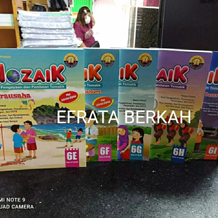 HOT SALE MOZAIK TEMATIK KELAS 6 SD K13 SEMESTER 2 YUDISTIRA TERMURAH