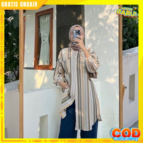 Tunik Cewe Remaja Pakean Prempuan Muslim Pkaian Simpel Kondangan Qanita Tunik Wanita Terbaru 2023 Ke