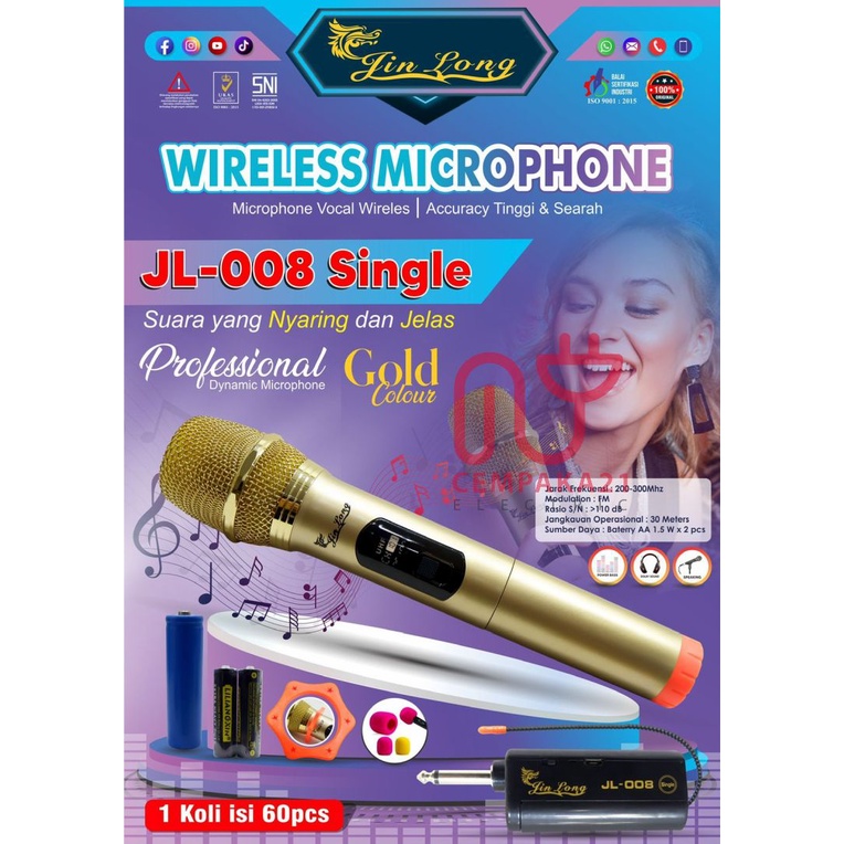 Jinlong Mic Wireless Single Double 008