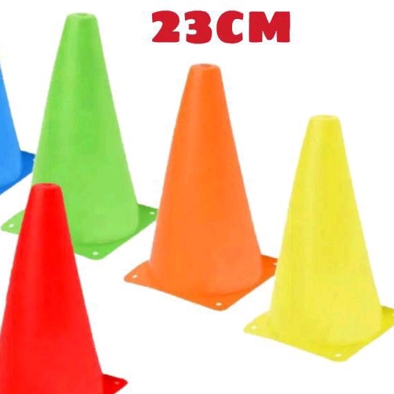 cone menara tanpa lobang cone marker Cone elastis Alat penunjang Agility