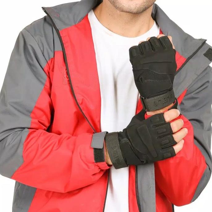 Sarung Tangan Motor Sepeda Racing Tactical Militer Aksesoris Pengendar