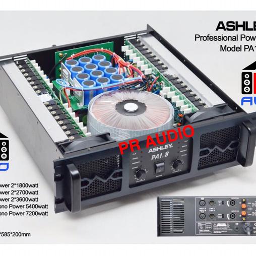 PROMO PUNCAK 11.11 BIG SALE Power Amplifier ASHLEY PA 1.8 / PA18 / PA1.8 (ORIGINAL) Best Seller 