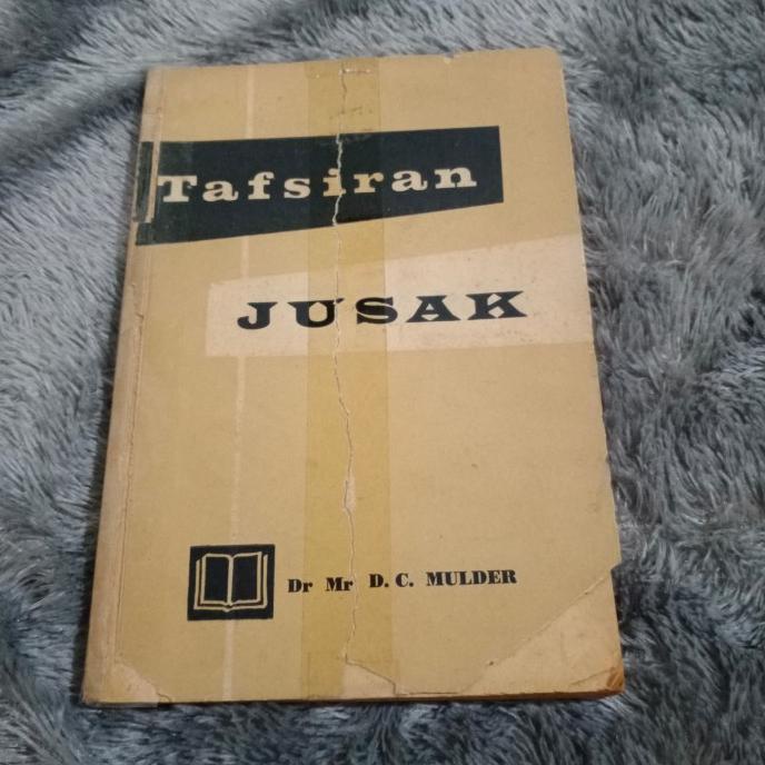 jual Tafsiran Jusak Dr Mr D.C.Mulder