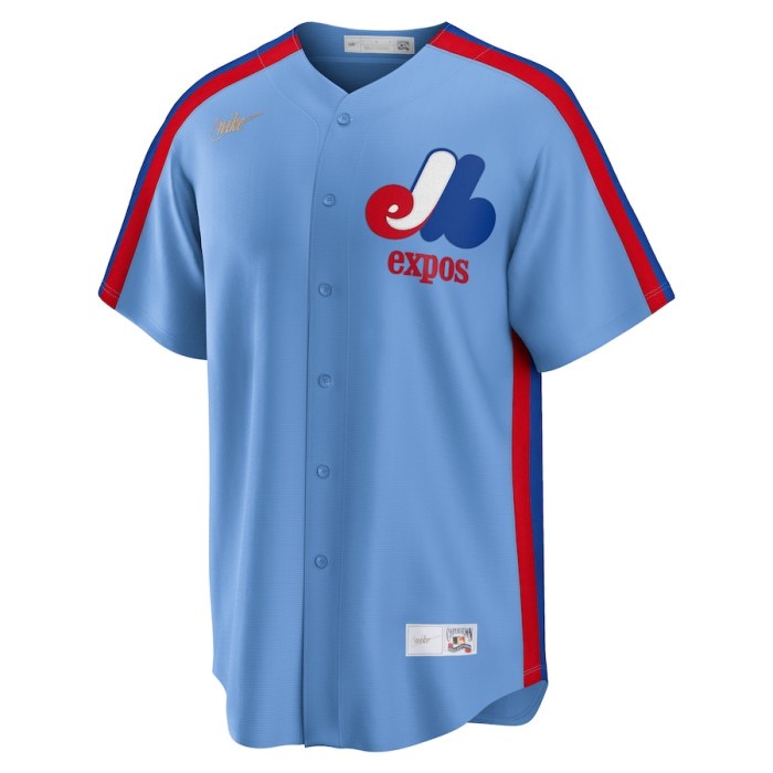 JERSEY NIKE MLB BASEBAL ORIGINAL COOPERSTOWN MONTREAL EXPOS RARE