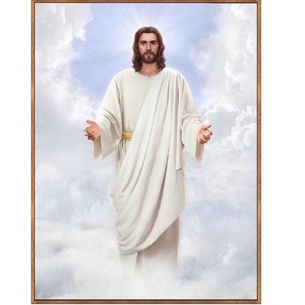 

DIY Diamond Painting Full Yesus religius kristen langit 50x70 cm D933