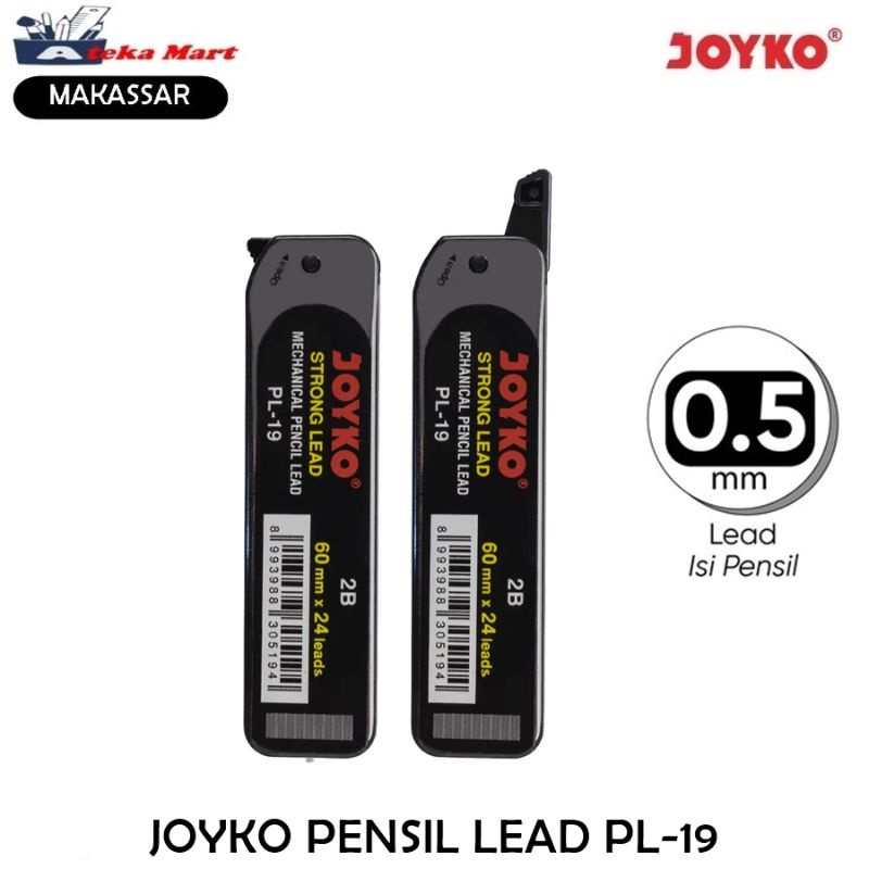 

PENCIL LEAD PL-19 / isi pensil mekanik Joyko 2B 0.5 mm