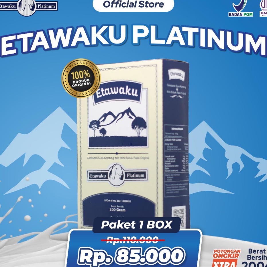 

12.12 Fasion sale Etawaku Susu Etawa Atasi Asma Official 1 Box !!!