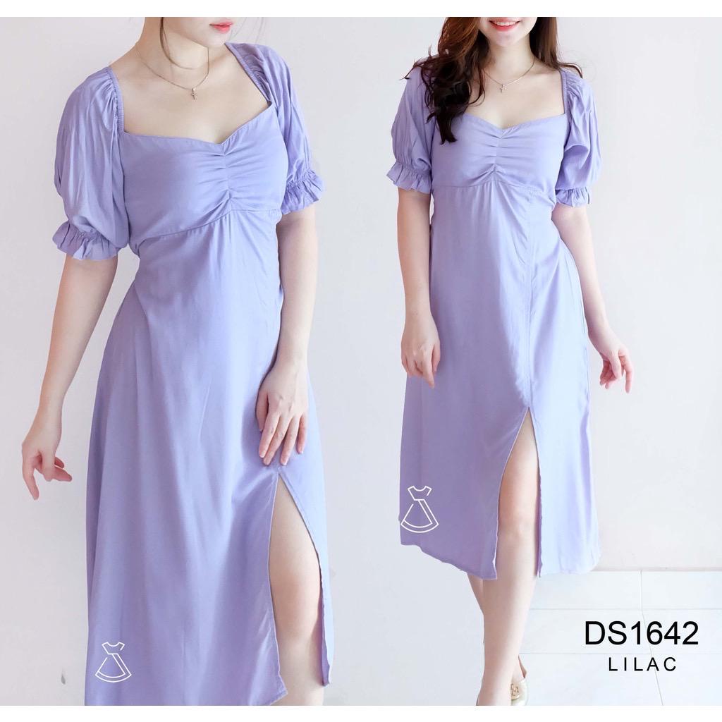 Dress Wanita Terbaru 2023 Korean Style Viral Kondangan Elegan Baju Muslim Brokat Keluarga Couple Bor
