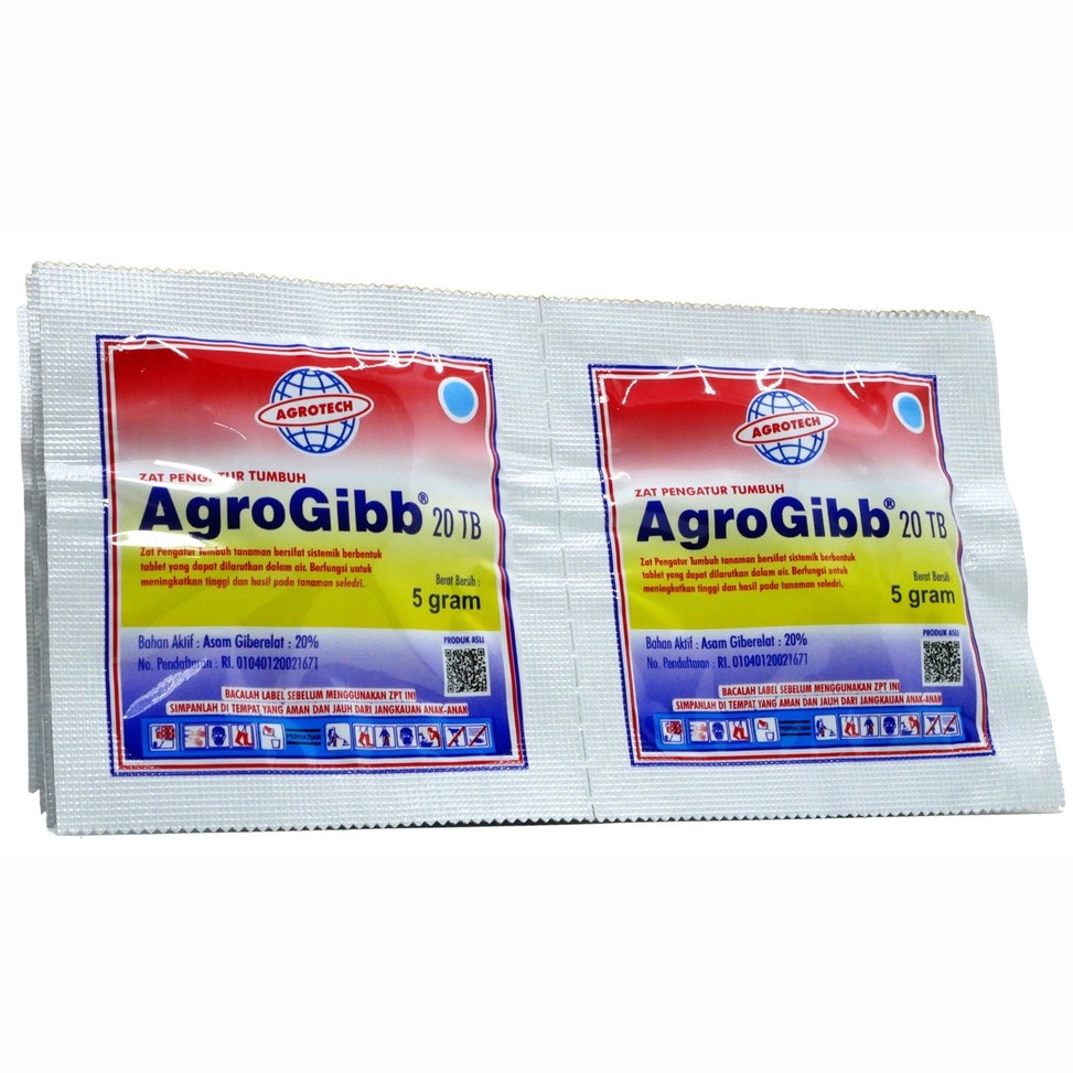 Extra dealsFf4F9 Zat Pengatur Tumbuh, ZPT, Plant Growth Regulator AGROGIBB 20TB 5g