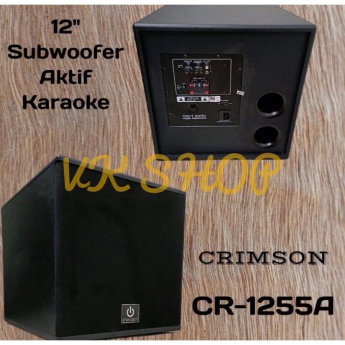 SUBWOOFER AKTIF 12 INCH CRIMSON PRO CR 1255 / CR1255