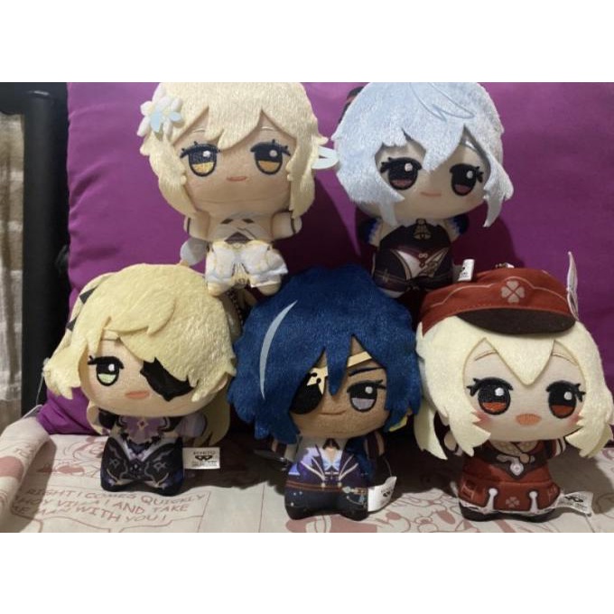 Genshin impact plush nuigurumi lumine fischl kaeya klee