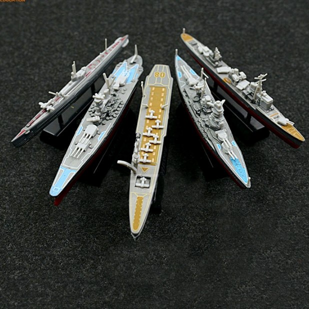 5 PCS MINIATUR KAPAL PERANG JEPANG 4D MODEL KIT