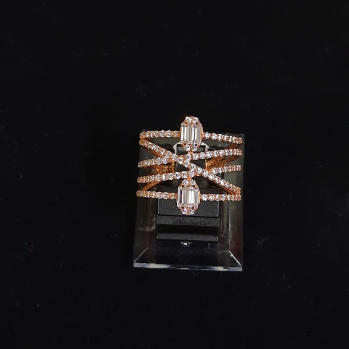 ✨Termurah Cincin Emas Amero Lebar 17K Berkualitas