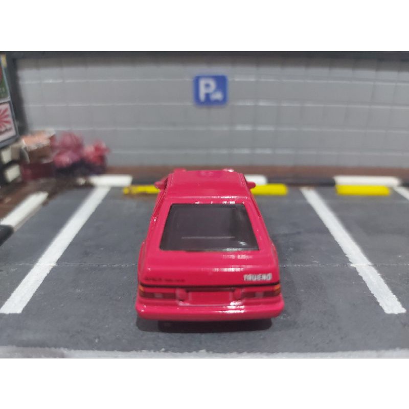 Hotwheels Toyota AE86 Sprinter Trueno Merah Loose