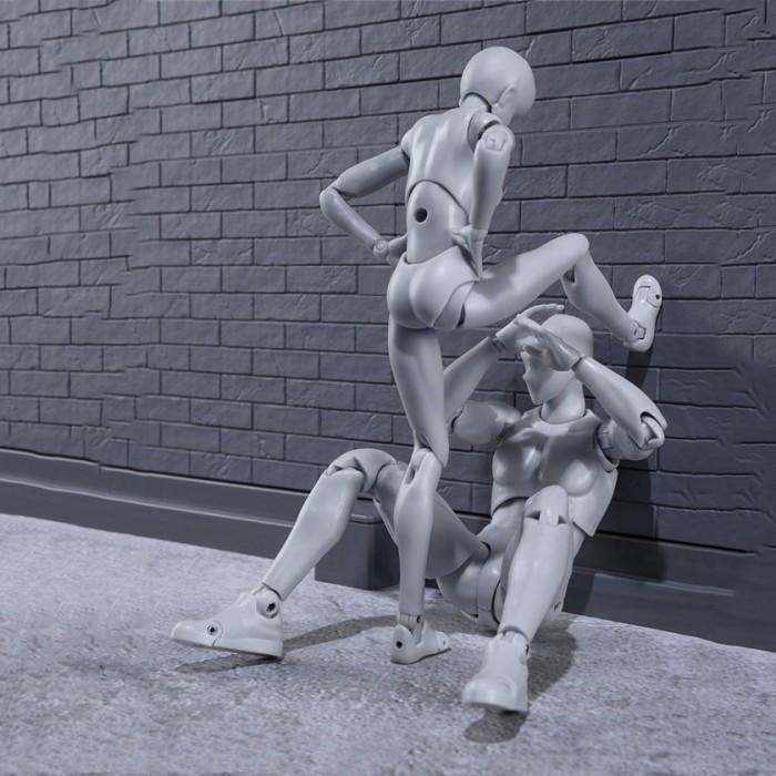 Shf Body Kun Body Chan Dx Set Gray Color Ver - Shfiguarts Mannequin