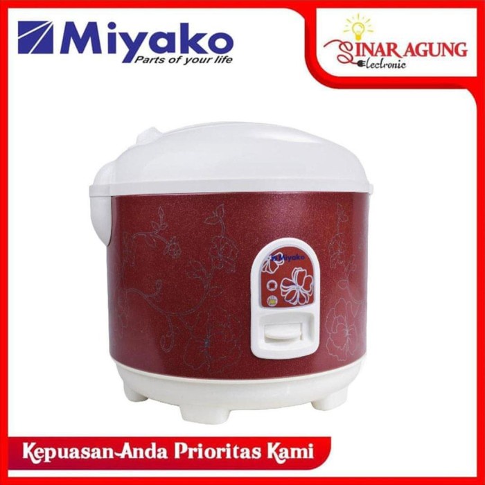 Magic Com Miyako MCM528 / MCM 528 BGS Bergaransi Resmi - Maroon