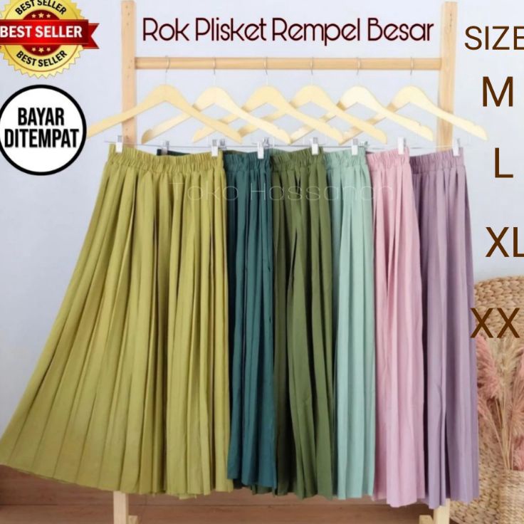 [178] ROK PLISKET ANAK TANGGUNG 6-17 TAHUN / ROK PLISKET PREMIUM / ROK ANAK TANGGUNG/ ROK ANAK PANJA