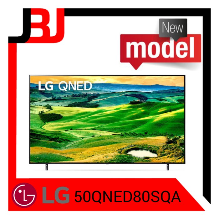✨Ori Lg Smart Tv 50 Inch 50Qned80Sqa Lg Quantum Nanocell 50Qned80 Qned80Sqa Limited