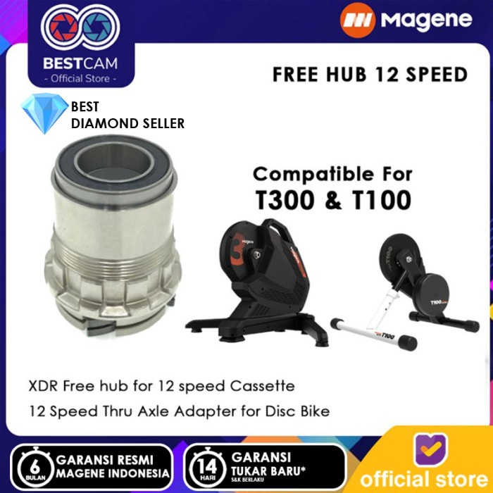 ✨Ori Magene Free Hub 12 Speed For Magene T300 T100 Terbatas