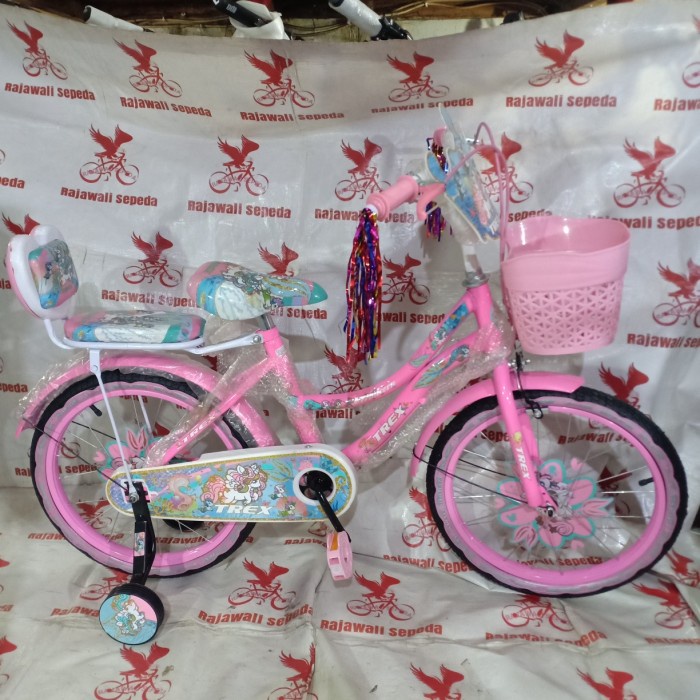 ✨Ori Sepeda Anak 18 Mini Trex Karakter Lolipop SadelTiang Stang Bisadistel Diskon