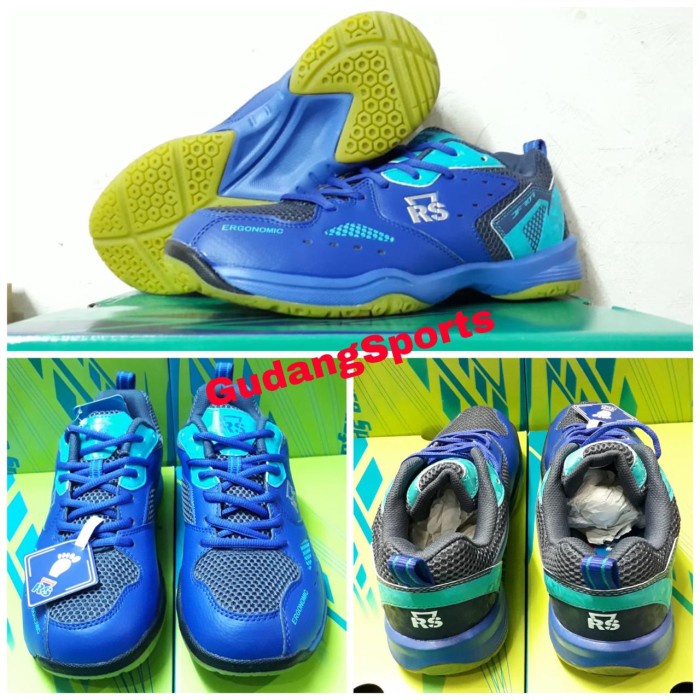 [New Ori] Sepatu Badminton Rs Jeffer 707 - Rs Jf 707 Original Terbaru