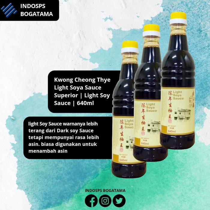 

Kwong Cheong Thye Light Soya Sauce Superior 640 ml Best Seller
