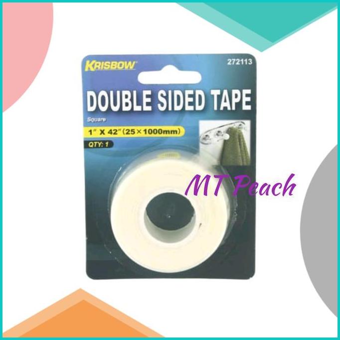 

KRISBOW DOUBLE TAPE MOUNTING TAPE ROLL 25MMx1MTR 20JVLZ3 parts