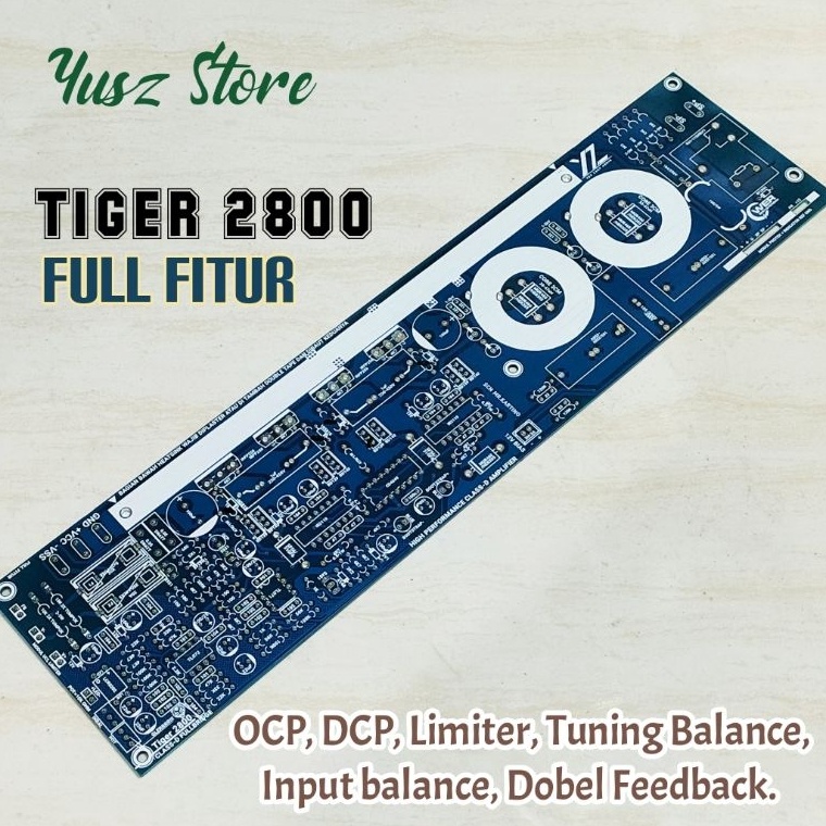 PCB Class D D2K8 Fullbridge Tiger 2800 Power Amplifier [ART.  V6E9]
