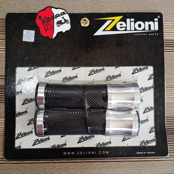[New Ori] Handgrip Zelioni Chrome Vespa Gts Gtv Berkualitas