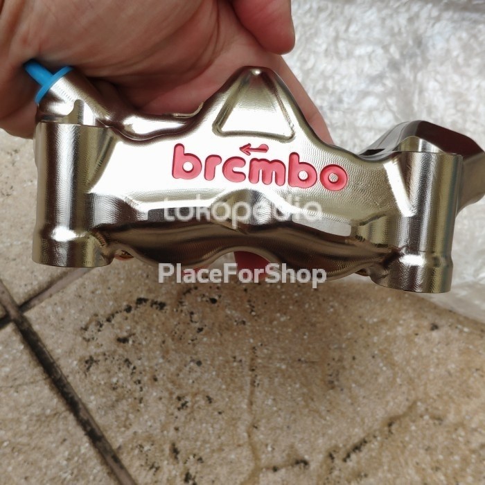 [Baru] Kaliper Brembo Gp4Rx Kiri Original Vespa Harley Triumph Gp4Rx 100 Limited