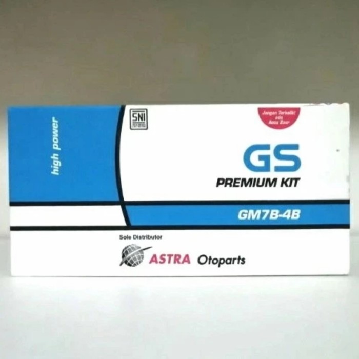 ✨New Gs Astra Gm7B-4B Motor Tiger Nouvo Scorpio Original Aki Basah 7 Ampere Terbatas