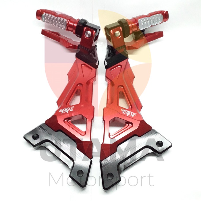 Footstep Pijakan Kaki Belakang CBR 250 RR Black Diamond - Merah