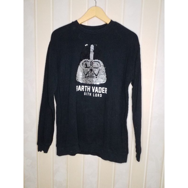 ⭐ Crewneck Second ⭐ Hitam ⭐ St@r Wars ⭐ D@rth Vader ⭐